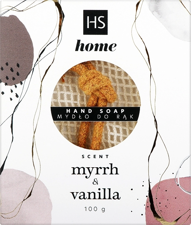 HiSkin Мыло твердое "Мирра и ваниль" Home Hand Soap Scent Myrrh & Vanilla - фото N1