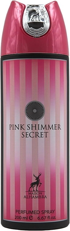 Alhambra Pink Shimmer Secret Дезодорант-спрей - фото N1