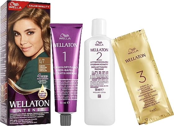 WELLA Крем-краска для волос с аргановым маслом Wellaton Intense - фото N5