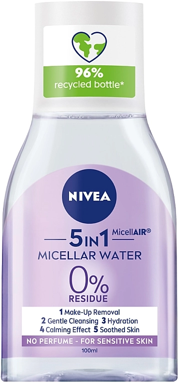 Nivea Мицеллярная вода для чувствительной кожи MicellAir Skin Breathe Micellar Water - фото N1
