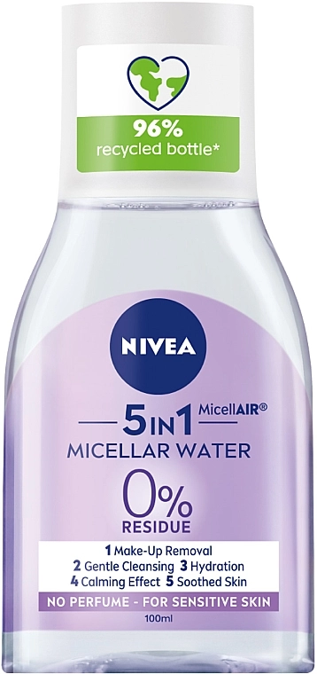 Nivea Міцелярна вода для чутливої шкіри MicellAir Skin Breathe Micellar Water - фото N1