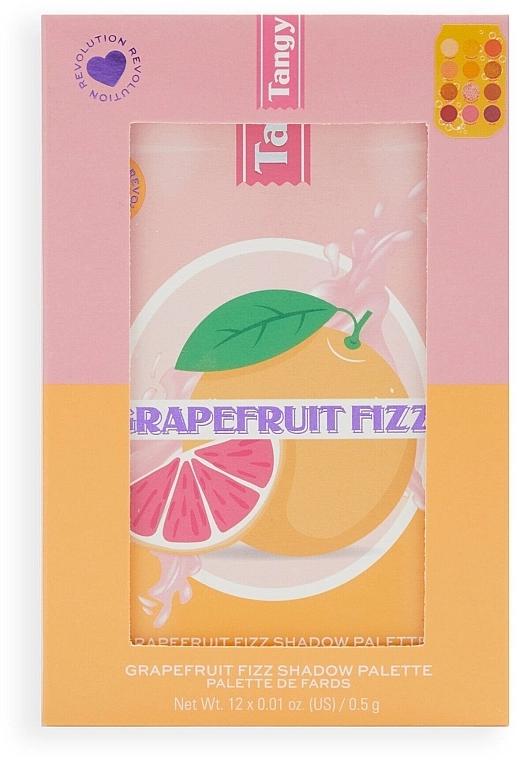 I Heart Revolution Grapefruit Fizz Shadow Palette Палетка тіней для повік - фото N5