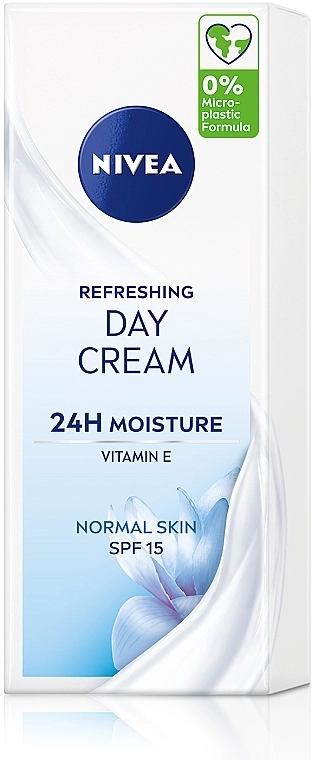 Nivea Освіжаючий денний крем SPF 15 "Інтенсивне зволоження 24 години" Refreshing Day Cream - фото N1