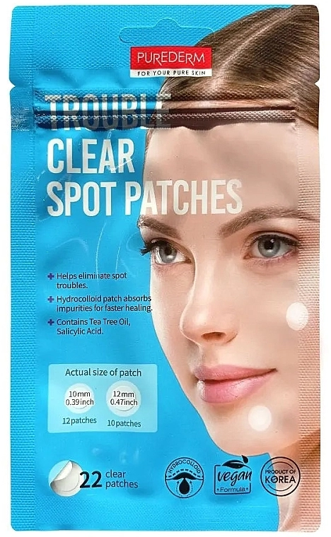 Purederm Точечные патчи против высыпаний Trouble Clear Spot Patch - фото N1