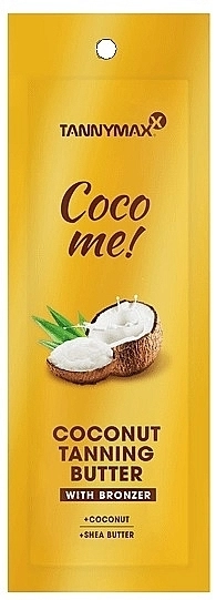 Tannymaxx Крем для засмаги з автобронзантами, на основі кокосового молочка Coco Me! Coconut Tanning Butter With Bronzer (пробник) - фото N1