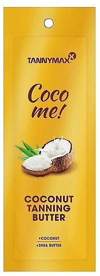 Tannymaxx Крем для засмаги на основі кокосового молочка, олії ши та екстракту какао Coco Me! Coconut Tanning Butter (пробник) - фото N1