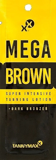 Tannymaxx Лосьон для загара бронзирующий Mega Brown Super Intensive Tanning Lotion + Dark Bronzer (пробник) - фото N1