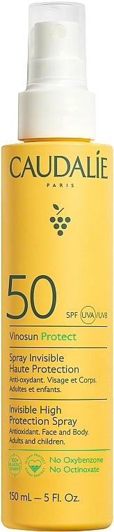 Caudalie Солнцезащитный спрей для лица и тела Vinosun Protect Spray Invisible SPF50 - фото N1
