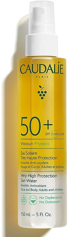 Caudalie Сонцезахисна вода SPF50+ Very High Protection Sun Water SPF50+ - фото N2