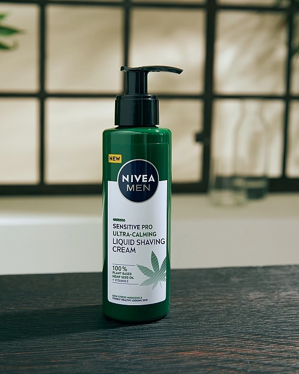Nivea Ультрауспокаивающий жидкий крем для бритья MEN Sensitive Pro Ultra Calming Liquid Shaving Cream - фото N3