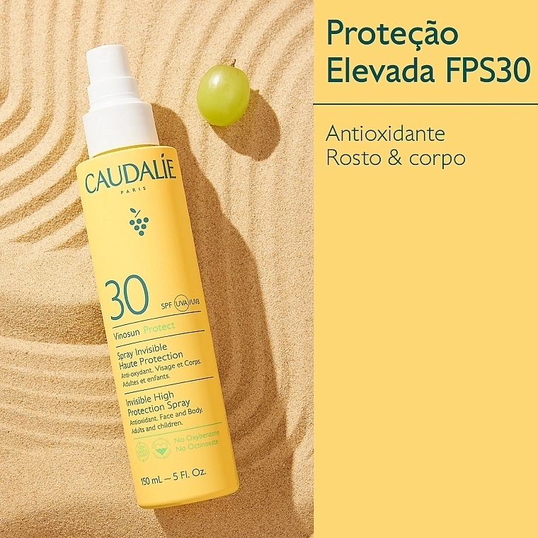 Caudalie Сонцезахисний спрей для обличчя та тіла Vinosun Protect Spray Invisible SPF30 - фото N3