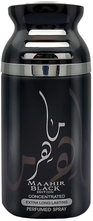 Lattafa Perfumes Maahir Black Edition Дезодорант-спрей - фото N1