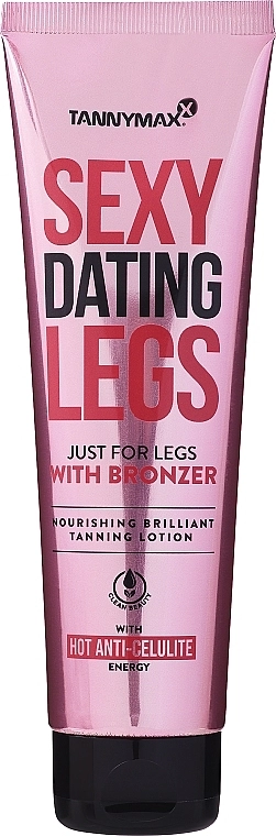 Tannymaxx Питательный лосьон для загара ног, с антицеллюлитным эффектом Sexy Dating Legs With Bronzer Anti-Celulite Very Dark Tanning + Hot Bronzer - фото N1