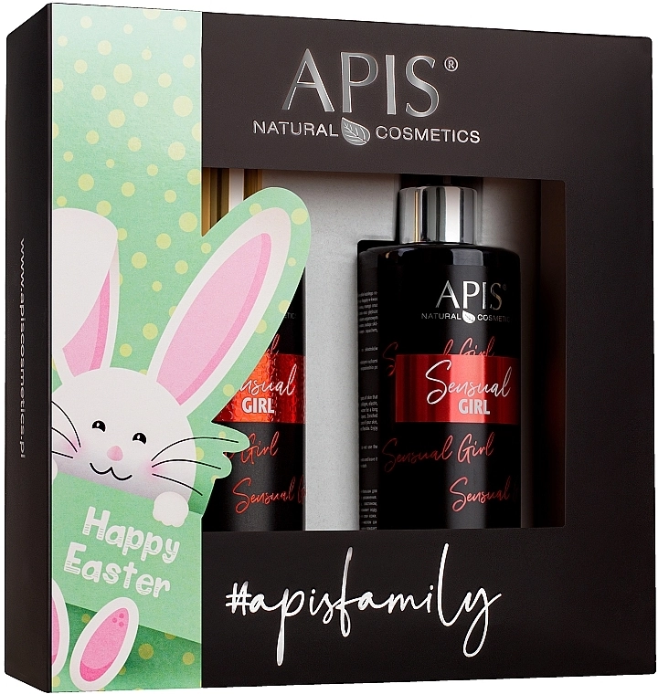 APIS Professional Набор Happy Easter Sensual Girl (b/lot/300ml + sh/gel/300ml) - фото N1
