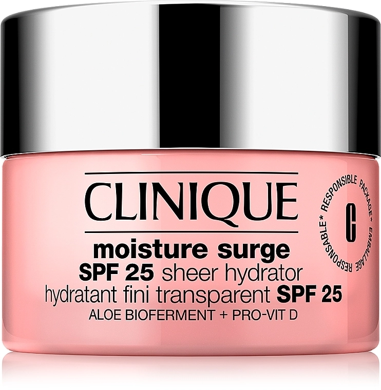 Clinique Зволожуючий гель-крем Moisture Surge Broad Spectrum SPF 25 Sheer Hydrator - фото N1