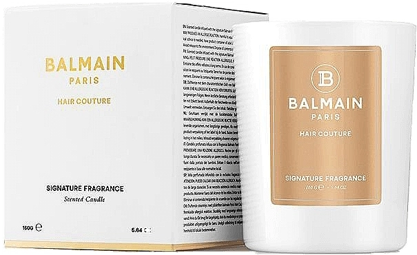 Balmain Paris Hair Couture Ароматическая свеча Signature Fragrance Scented Candle Limited Edition - фото N1
