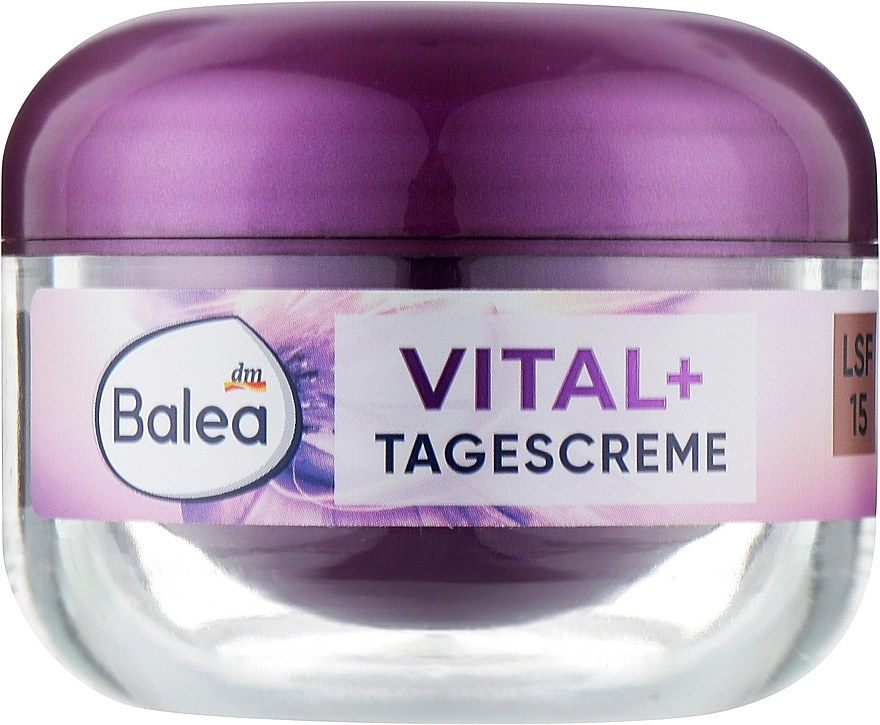 Balea Денний крем для обличчя Vital+ SPF15 - фото N1