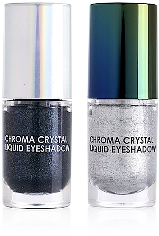 Natasha Denona Chroma Crystal Liquid Eyeshadow Mini Set (eyeshadow/2x2ml) Набор жидких теней для век - фото N1