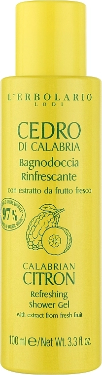L’Erbolario Пена для ванны + гель для душа "Калабрийский цитрон" Calabrian Citron Refreshing Shower Gel - фото N1