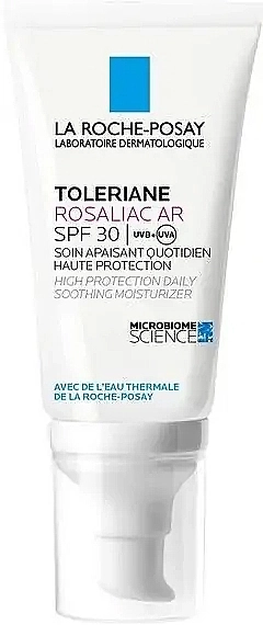 La Roche-Posay Крем для ухода за лицом с высокой степенью защиты от УФ-излучения для кожи со склонностью к куперозу La Roche Posay Toleriane Rosaliac AR SPF30 - фото N1