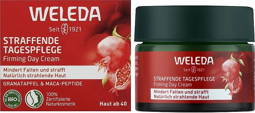 Weleda Дневной крем-лифтинг "Гранат и пептиды мака перуанского" Pomegranate & Poppy Peptide Firming Day Cream - фото N2