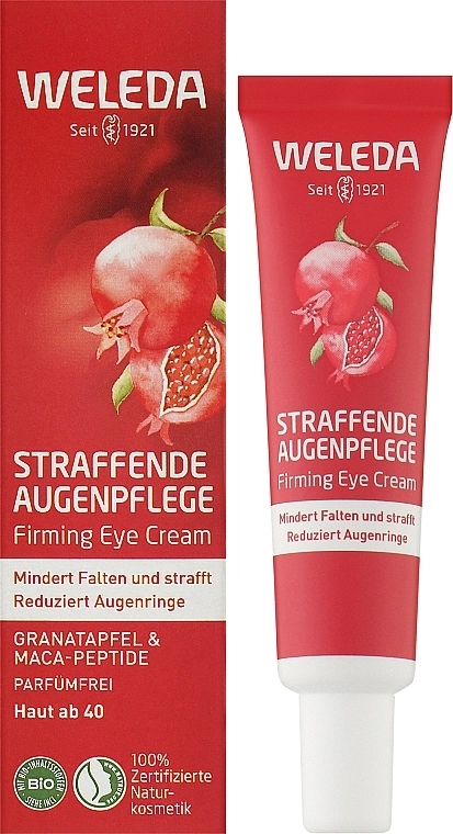 Weleda Крем для повік з гранатом і пептидами маку Pomegranate & Poppy Peptide Firming Eye Cream - фото N2