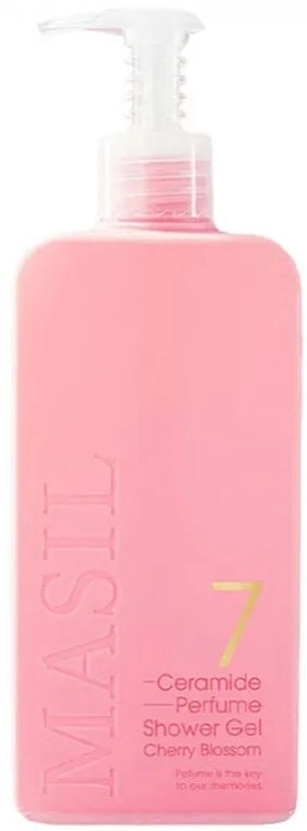 Гель для душу з ароматом квітучої вишні - Masil 7 Ceramide Perfume Shower Gel Cherry Blossom, 500 мл - фото N1