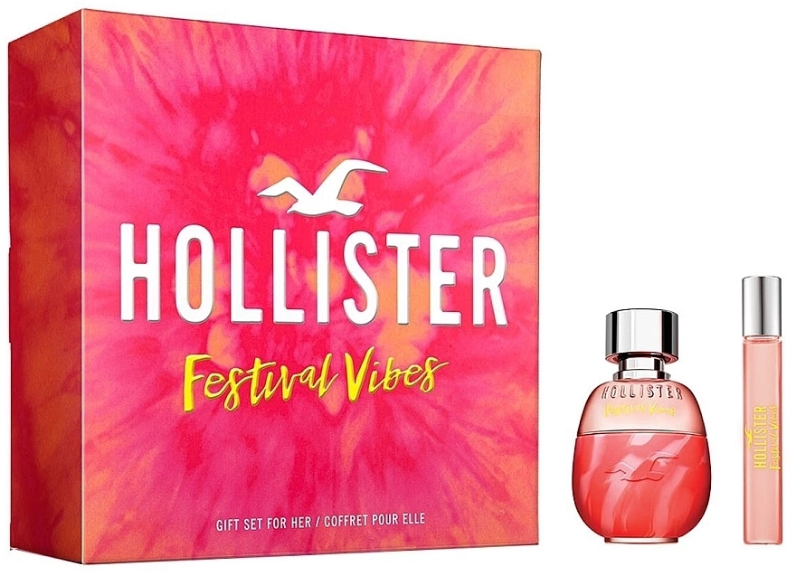 Hollister Festival Vibes For Her Набір (edp/50ml + edp/15ml) - фото N1