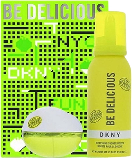 DKNY Be Delicious Набор (edp/30ml + sh/mousse/150ml) - фото N1