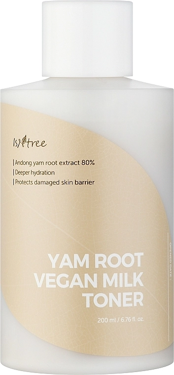 IsNtree Тонер увлажняющий с корнем дикого ямса Yam Root Vegan Milk Toner - фото N1