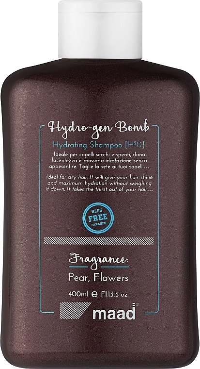 Maad Шампунь для увлажнения волос Hydrogen Bomb Hydrating Shampoo - фото N1