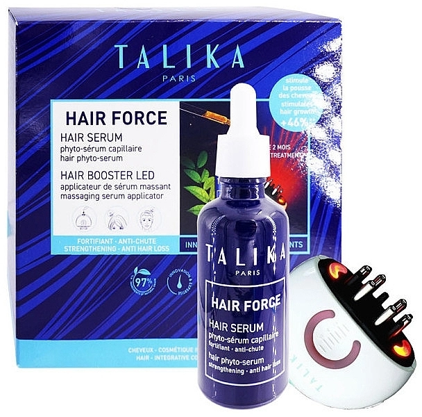 Talika Набор для укрепления волос Hair Growth Hair Force Kit (h/ser/50ml + accessories/1pcs) - фото N1