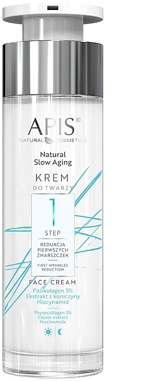 APIS Professional Крем для лица против первых признаков старения Natural Slow Aging Step 1 First Wrinkles Reduction Face Cream - фото N1