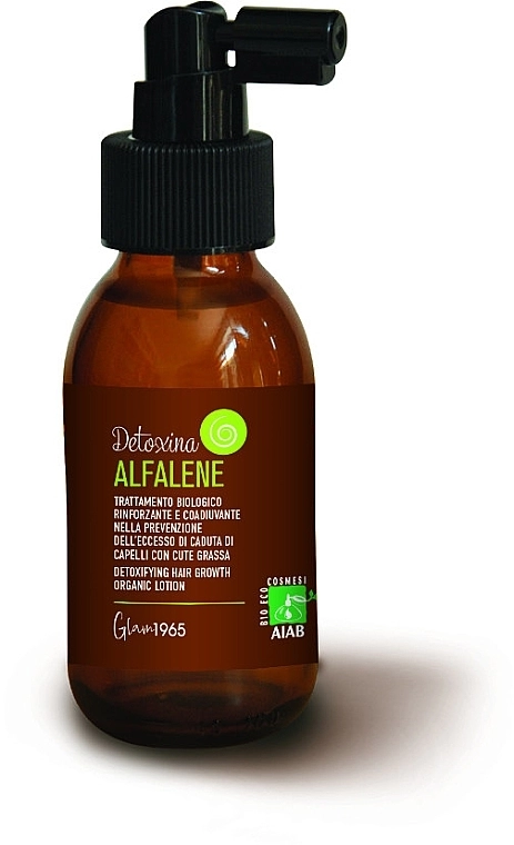 Glam1965 Зміцнюючий засіб для профілактики випадіння волосся при жирній шкірі голови Delta Studio Detoxina Alfalene * - фото N1
