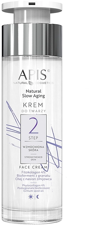 APIS Professional Зміцнювальний крем для обличчя Natural Slow Aging Step 2 Strengthened Skin Face Cream - фото N1