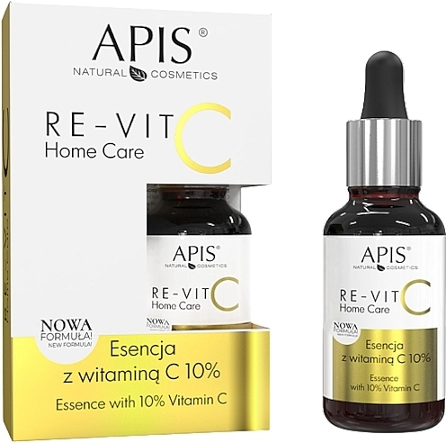 APIS Professional Есенція для обличчя з 10% вітаміном С Re-Vit C Home Care Essence With 10% Vitamin C - фото N1