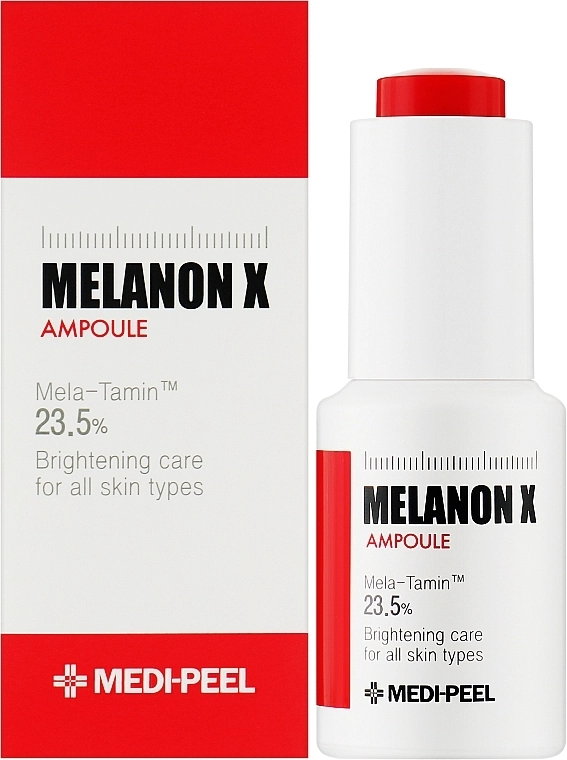 Отбеливающая сыворотка против пигментации и веснушек - Medi peel Melanon X Ampoule, 15 мл - фото N2