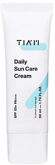 Tiam Сонцезахисний крем з токоферолом і вітаміном С Daily Sun Care Cream SPF 50+ PA+++ - фото N1