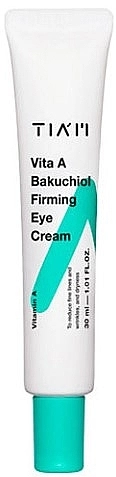 Tiam Крем для зоны вокруг глаз с бакучиолом Vita A Bakuchiol Firming Eye Cream - фото N1