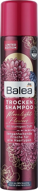 Balea Сухой шампунь для волос Moonlight Flowers Dry Shampoo - фото N1