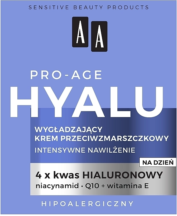 AA Розгладжувальний денний крем проти зморщок Cosmetics Hyalu Pro-Age - фото N2