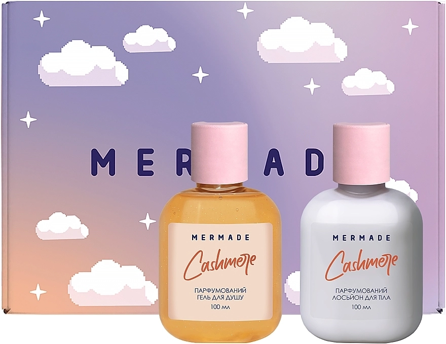 Mermade Cashmere Парфюмированный набор по уходу за телом (sh/gel/100ml + b/lot/100ml) - фото N1