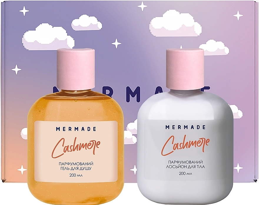 Mermade Cashmere Парфюмированный набор по уходу за телом (sh/gel/200ml + b/lot/200ml) - фото N1