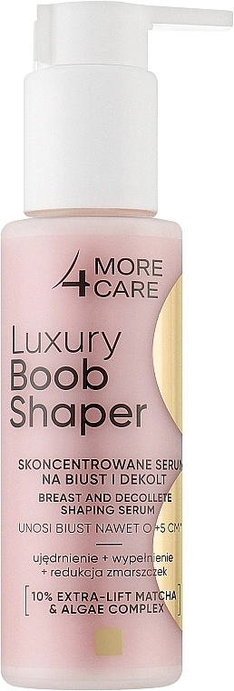 More4Care Концентрированная сыворотка для бюста и зоны декольте Luxury Boob Shaper Breast And Decollete Shaping Serum - фото N1