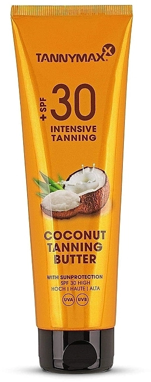 Tannymaxx Сонцезахисний крем на основі кокосового молочка з захистом SPF 30 Coconut Butter SPF 30 - фото N1