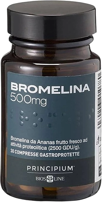 BiosLine Харчова добавка "Бромелайн" Principium Bromelina 500 Mg - фото N1