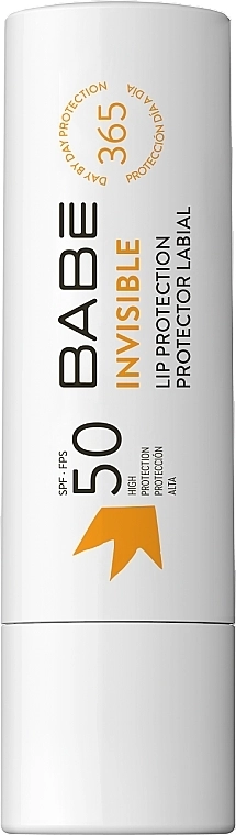 BABE Laboratorios Ультразахисний невидимий бальзам-стік для губ SPF 50 Sun Protection Invisible Lip Protection - фото N1