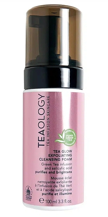 Teaology Отшелушивающая очищающая пенка для лица Tea Glow Exfoliating Cleansing Foam - фото N1