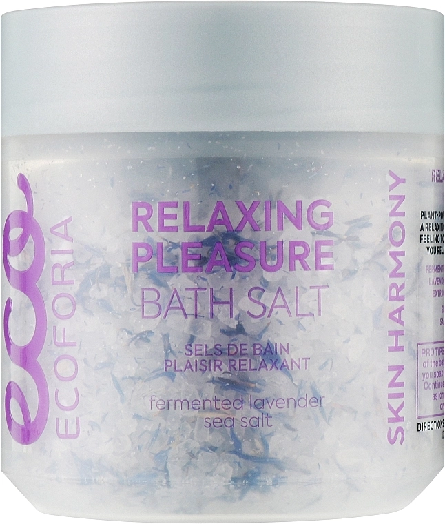 Ecoforia Розслаблювальна сіль для ванни Skin Harmony Relaxing Pleasure Bath Salt - фото N1