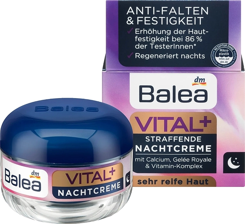 Balea Ночной крем для лица Vital+ Night Face Cream - фото N1